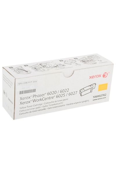 Xerox Cartus Toner Original Xerox 6020Y / 6025Y / 106R02762, Yellow, 1000 pagini