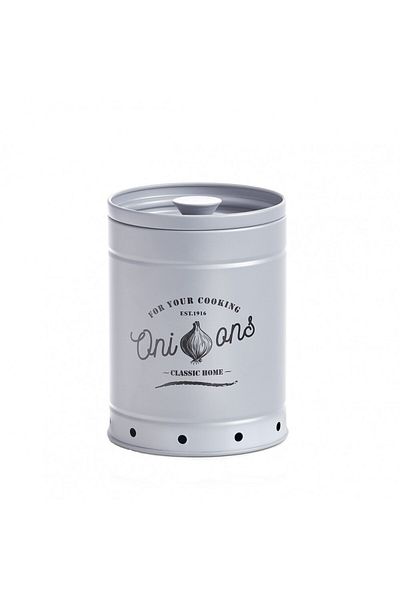 zeller Retro onion storage container, 13.7 x 18.4 cm