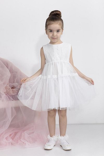 MİNİMONY Δαντελένιο τούλι Baby Girl Παιδικό Eid φόρεμα 200