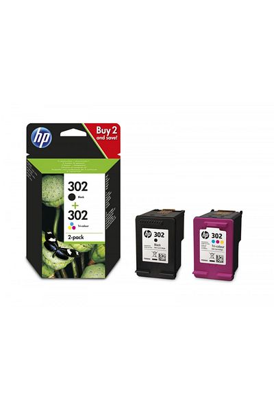 HP Original HP 302 Cartridge Set / X4D37AE