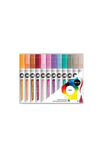Molotow Aqua Color Brush Basic Set 2