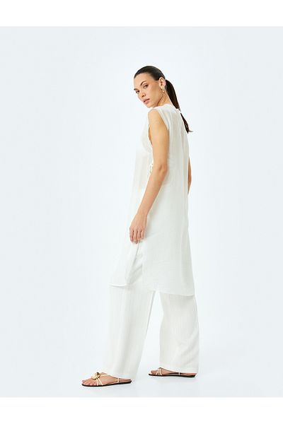 Koton Long Viscose Tunic