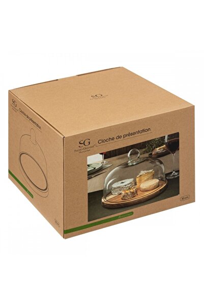 Secret de Gourmet Acaccia platter with glass bowl, 30 cm