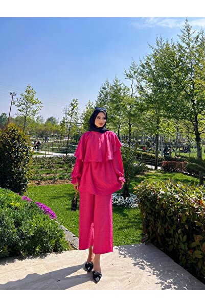 Enfa Pelerinli Keten Takım