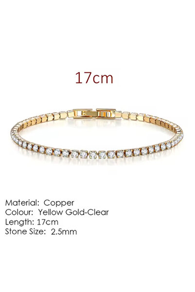 Lunays Xupıng Su Yoluı Moden Kadın Bileklik Renk 14 Ayar Gold