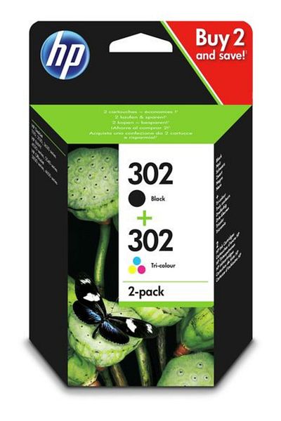 HP Original HP 302 Cartridge Set / X4D37AE