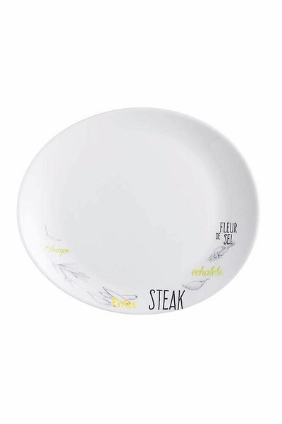 Luminarc Friend's Time Tempered Patterned Meat Plate 30 cm