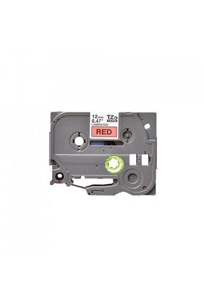 I-AICON Brother TZE-431, Compatible Laminated Continuous Tape, Black on Red, 12mm x 8m - i-Aicon