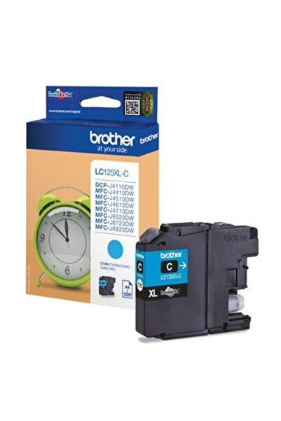Brother Оригинална мастилена касета Brother LC125XL C, циан, 1200 страници