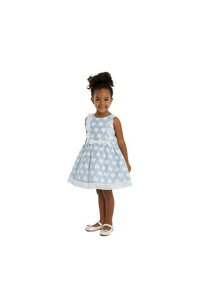 Pamina Lace Dress, Pamina, 324604, Blue, 104 cm