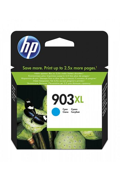 HP Original HP 903XL C / T6M03AE Ink Cartridge, Cyan, 825 pages