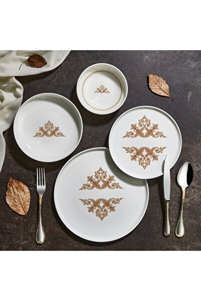 MEA CONCEPT Hüma 24 Parça Bone Porselen Yemek Takımı