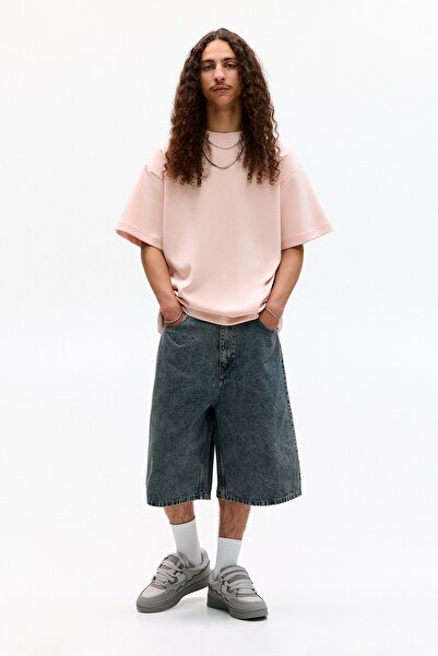 Pull & Bear Basic short sleeve sweatshirt