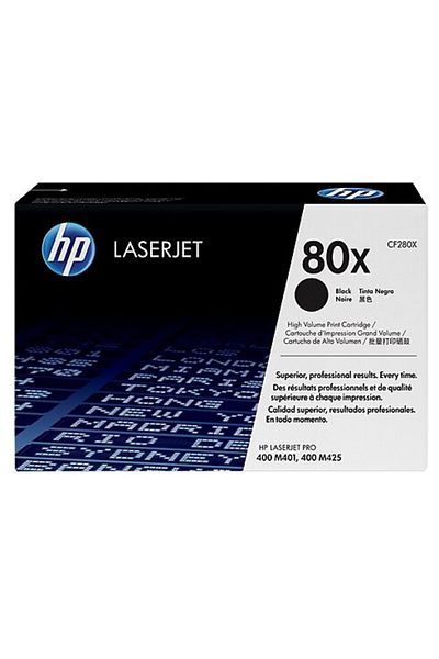 HP Original HP 80x / CF280X Toner Cartridge, Black, 6900 pages