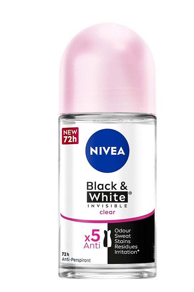 NIVEA Black and White Invisible Original Deodorant Roll-on for Women
