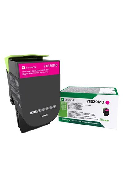 Lexmark Original Lexmark CS317M / 71B20M0 Toner Cartridge, Magenta, 2300 pages