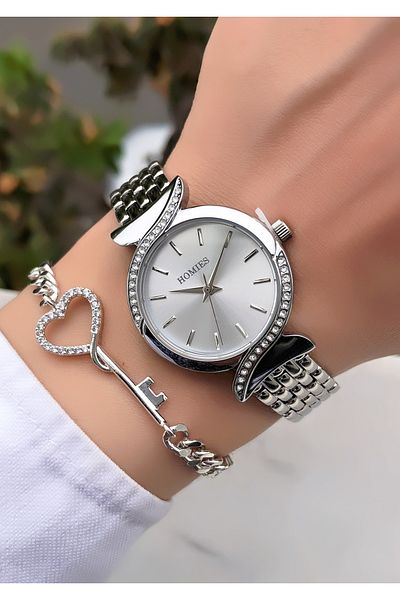 Homies Original Invoice Waterproof Women's Wrist Watch with Bracelet Gift