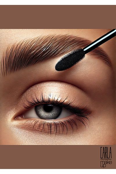 Carla Professional Make Up Eyebrow Shadow - Eyebrow Shadow Medium Brown - No: 05