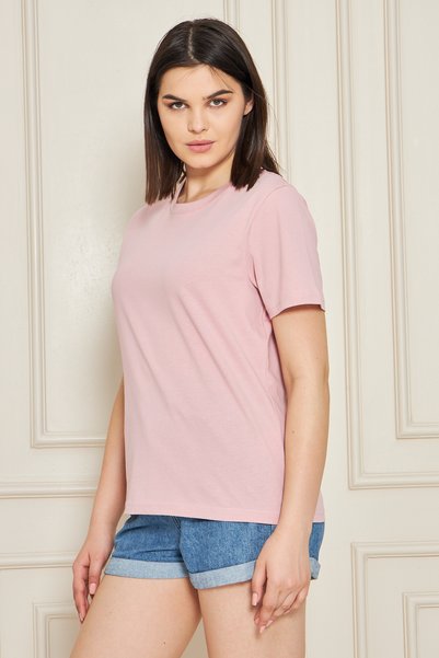 Black project Kadın T-shirt Bisiklet Yaka