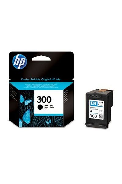 HP Original HP 300 / CC640EE Ink Cartridge, Black, 200 pages