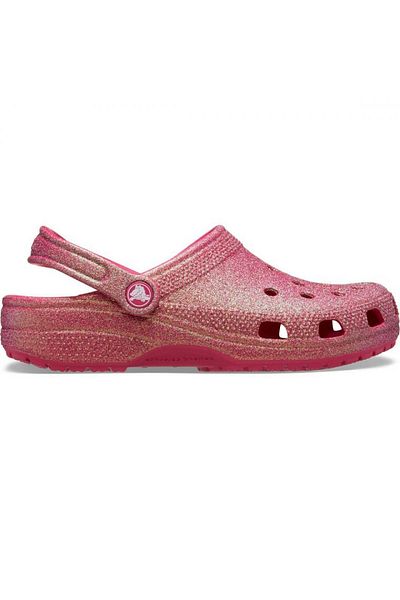 Crocs Crocs 211005 Classic Iridescent Glitter Cg Φούξια Unisex Παντόφλες