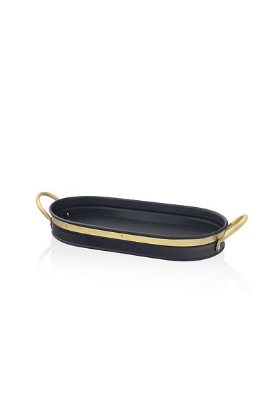 The Mia Galvin Tray Black 65x33 Cm Gln0082