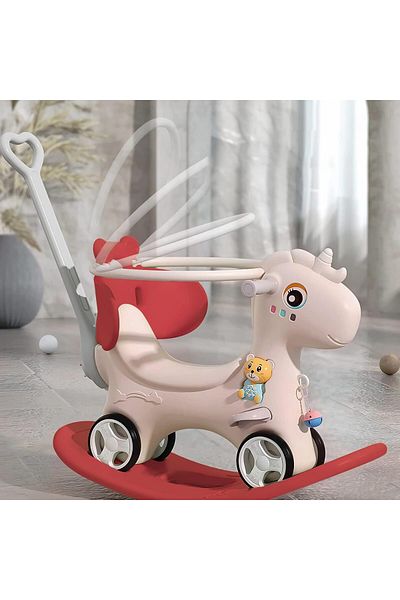 Tazweeq Rocking Horse for Kids by Tazweeq, Red Edition