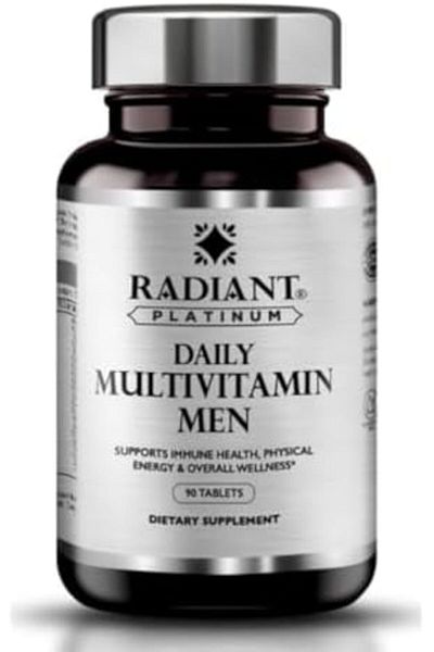 RADIANT PLATINUM Multivitamin Men | Supports Overall Wellbeing & Keeps You Active | Supports Nervous