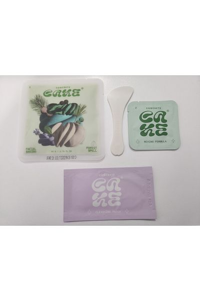 Concrete Cake Korean Facial Mask Forest Spell – With Pycnogenol, Peppermint & Centella | Soothing & Repairing