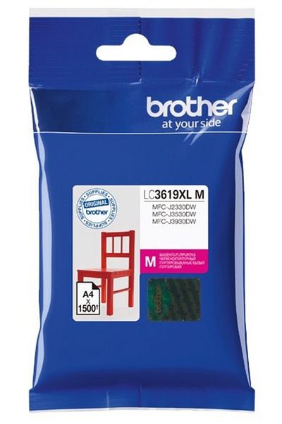 Brother Cartus Cerneala Original Brother LC3619XL M, Magenta, 1500 pagini