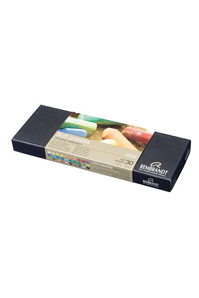 Rembrandt General Selection Soft Pastel 30-Piece Half Size Powder Pastel Set / 31823116