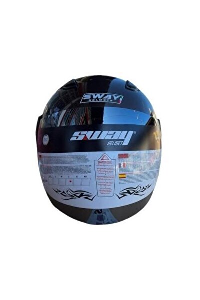 Sway Xbyc 700 Yarı Camlı Elektrikli Bisiklet Motosiklet Ve Scooter Kaskı 2XL Beden Kahve