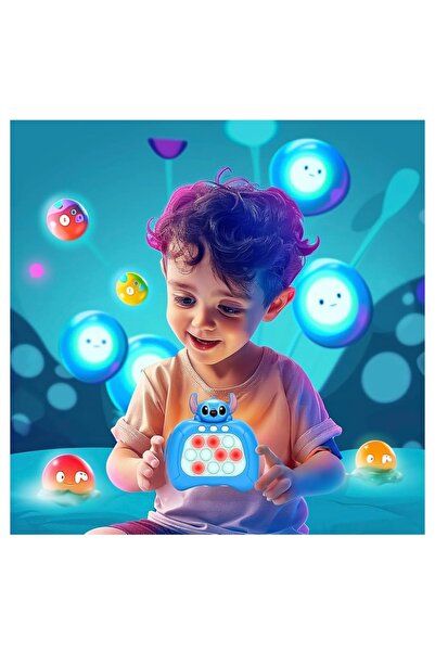 happystoretr Stitch Mickey Hızlı Oyun Konsolu Yükseltilmiş Parmak Ucu Sıkma Stres Rahatlatmak Çocuk Oyuncakları