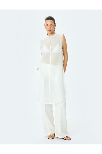 Koton Long Viscose Tunic