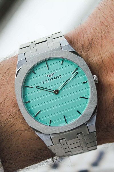 FERRO F43004A3 Men's Wrist Watch with Steel Cord