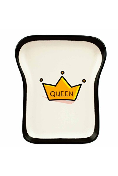 PALTO TASARIM Queen Design Toast Plate - Breakfast Presentation Plate