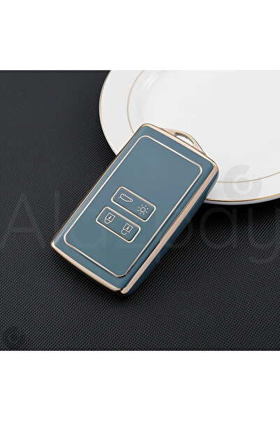 Alazpay Husă pentru chei Renault Clio 5 Megane E-tech Austral Koleos Kadjar C...