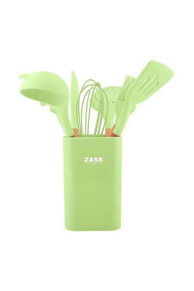 Zass Gourmet Kitchen Utensils Zg-kt 02 Green