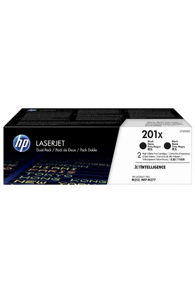 HP Original HP 201x / CF400XD Toner Cartridge Pack, Black, 2x 2800 pages
