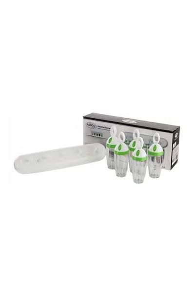 rexa 5-Piece Food Container Clear/Green
