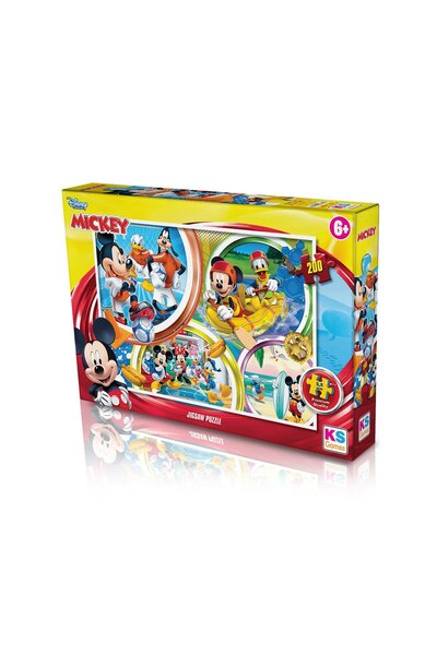 Ks Puzzle MCH 113 Mickey Mouse 200 Piece Puzzle -KS Puzzle