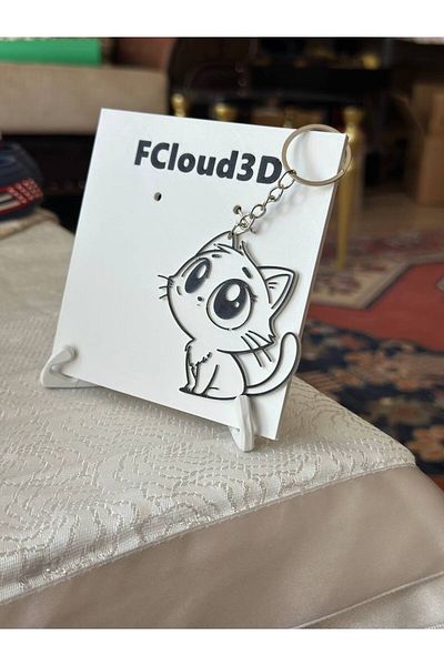 Fcloud Cat Keychain Murat Model