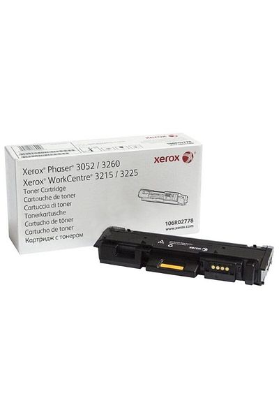 Xerox Original Xerox 3215 / 3225 / 3052 / 3260 / 106R02778 Toner Cartridge, Black, 3000 pages