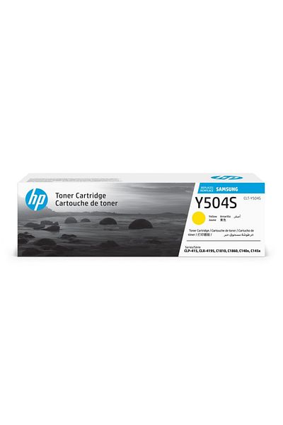 Samsung Original Samsung CLT-Y504S Toner Cartridge, Yellow, 1800 pages
