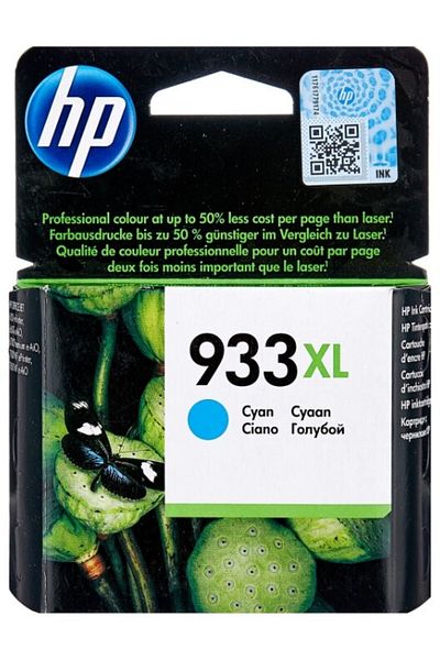 HP Original HP 933XL C / CN054AE Ink Cartridge, Cyan, 825 pages