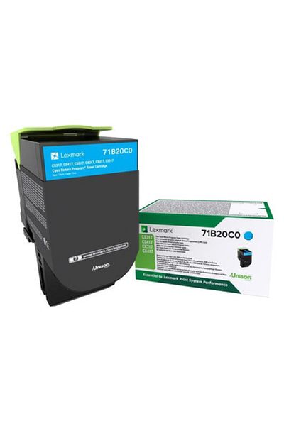 Lexmark Cartus Toner Original Lexmark CS317C / 71B20C0, Cyan, 2300 pagini