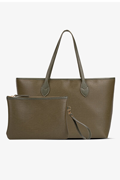 Butik Tooche Women's Khaki Waterproof Shoulder and Hand Tool Bag