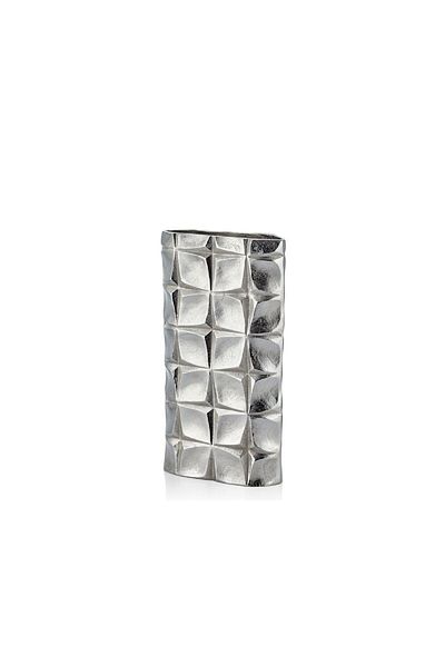 LAMEDORE Diamond Silver Large Vase 8X19X34 cm