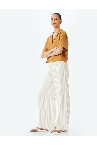 Koton brown Polo Neck Blouse