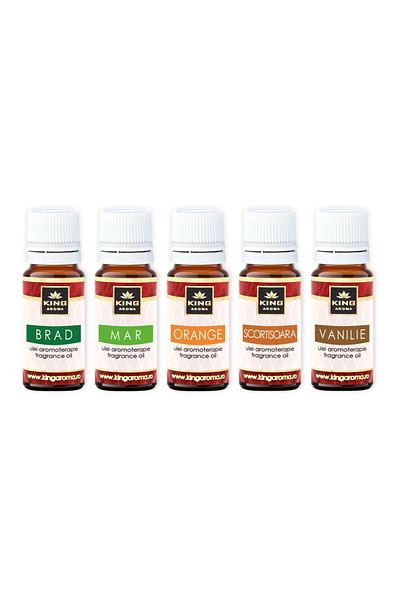 KingAroma Pack of 5 Christmas aromatherapy scented oils, Kingaroma, 10 ml